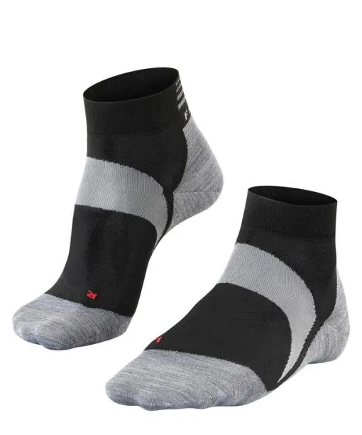 Women BC6 Pro Short Unisex Biking Short Sock Black FALKE Cycling Socks