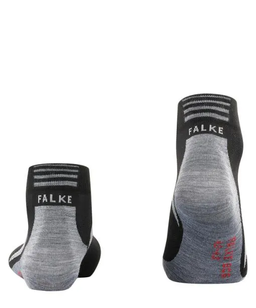 Women BC6 Pro Short Unisex Biking Short Sock Black FALKE Cycling Socks