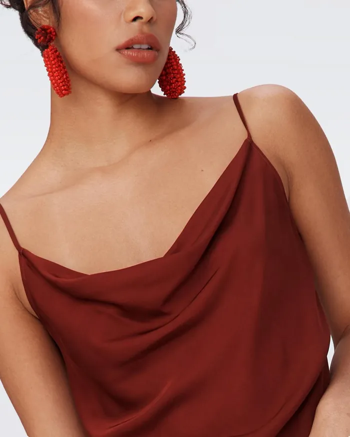 Women Berlin Top Chestnut DVF Tops