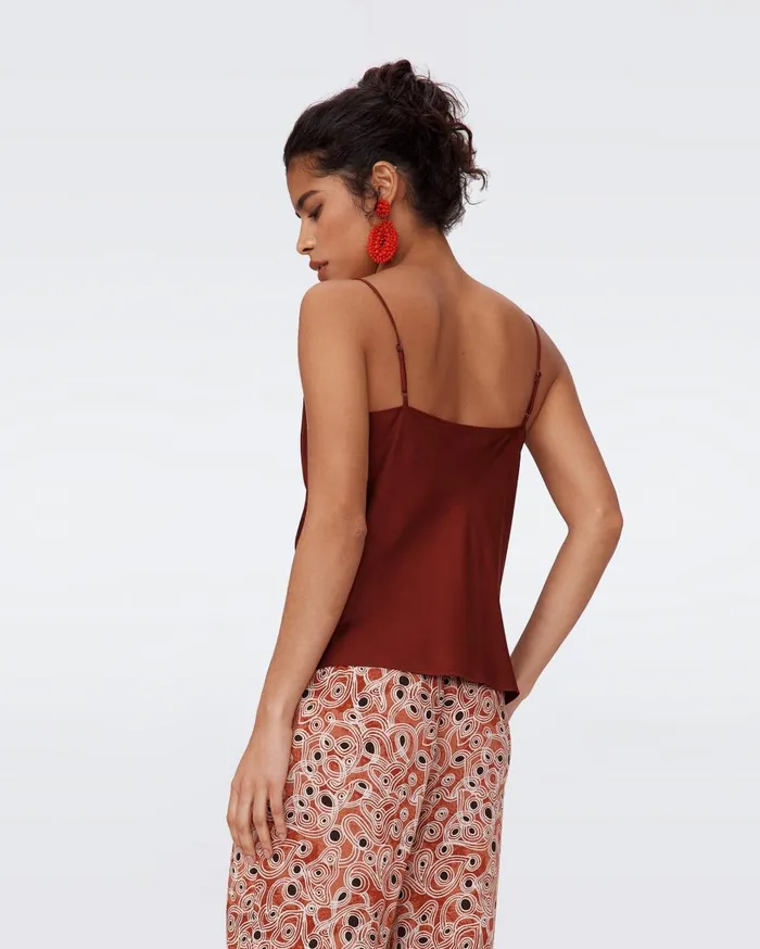 Women Berlin Top Chestnut DVF Tops