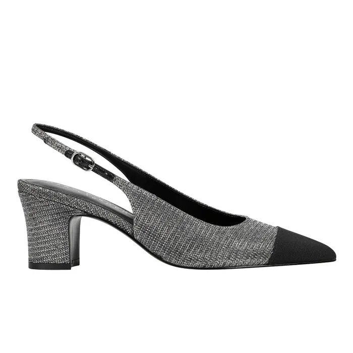 Women Blakeley Slingback Pump Silver Marc Fisher Heels and Pumps