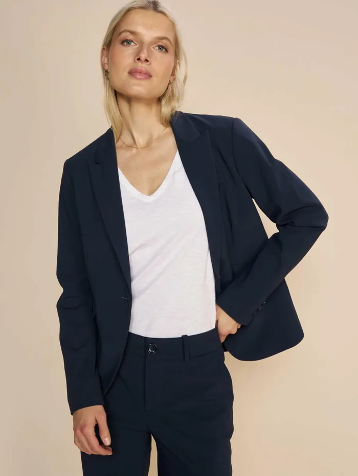 Women Blazers MOS MOSH MMBlake Izzy Blazer Salute Navy