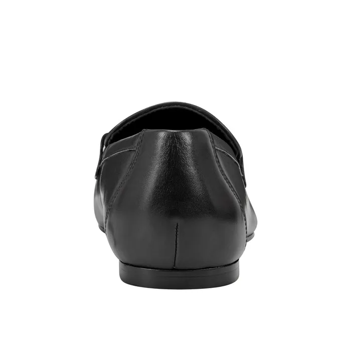 Women Bleek Loafer Black Leather Marc Fisher Loafers and Flats