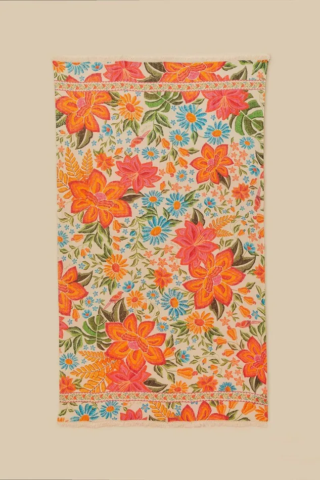 Women Bloom Garden Sarong Bloom Garden Offwhite FARM Rio Sarongs