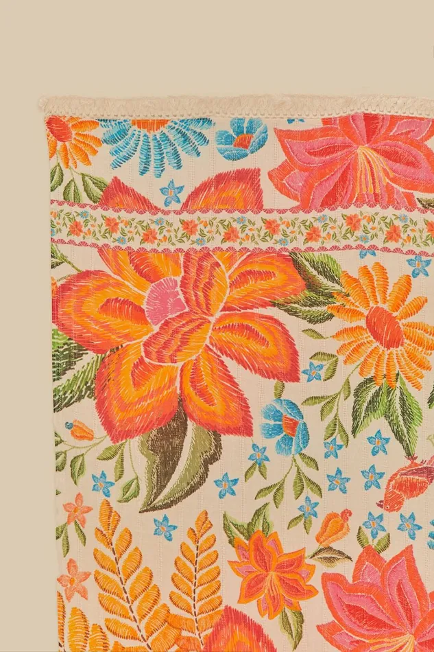 Women Bloom Garden Sarong Bloom Garden Offwhite FARM Rio Sarongs