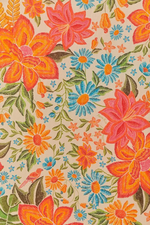 Women Bloom Garden Sarong Bloom Garden Offwhite FARM Rio Sarongs