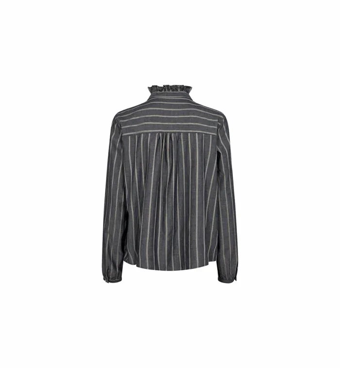 Women Blouses and Tops MOS MOSH MMBiles Stripe Blouse Salute Navy
