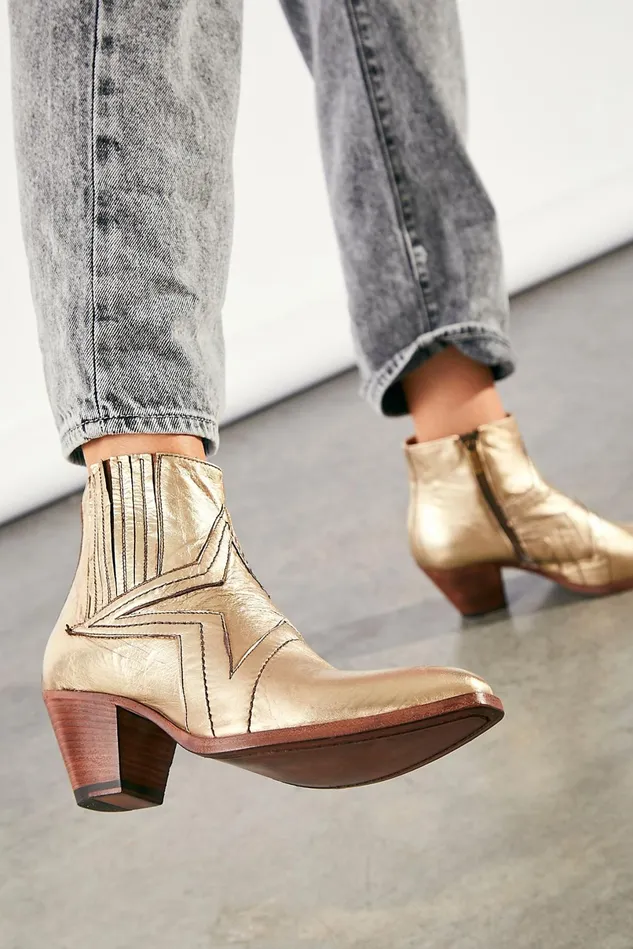 Women Boots Free People Almost Famous Western Boots Platino