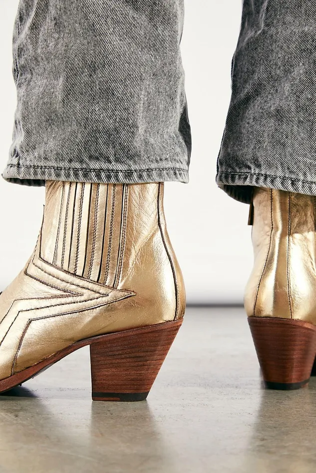 Women Boots Free People Almost Famous Western Boots Platino