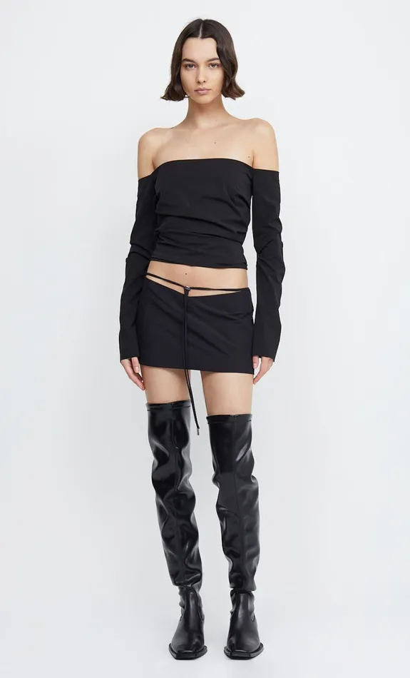 Women Bottoms Bec Bridge ZELIE MINI SKIRT Black