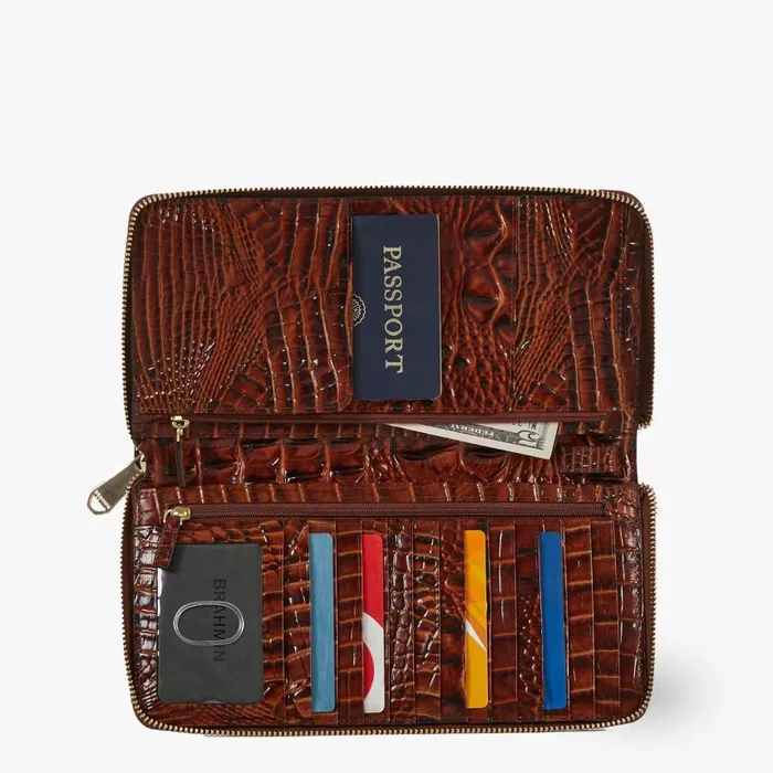 Women Brahmin Clutches Skyler Pecan Melbourne