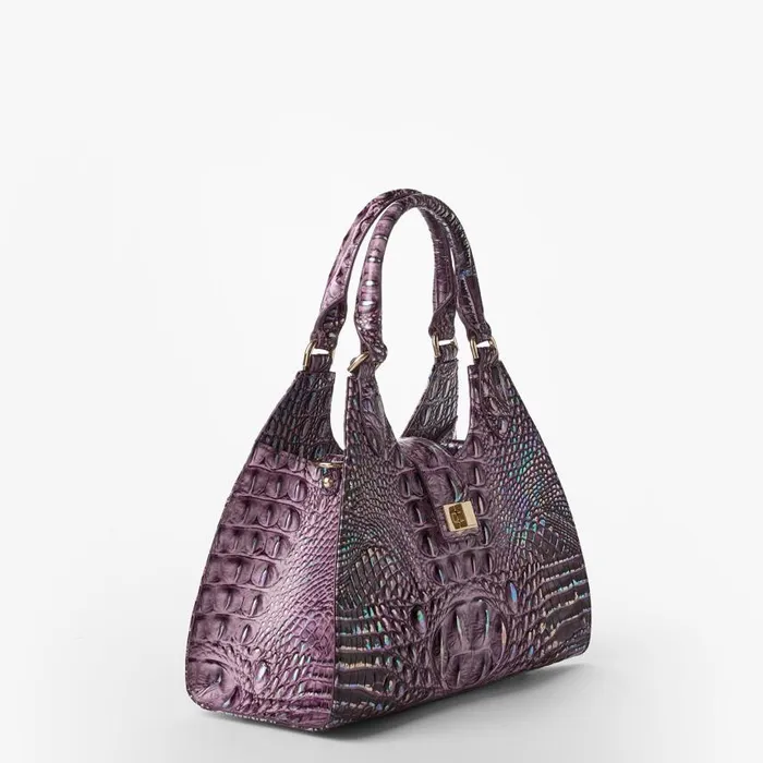 Women Brahmin Satchels Adrian Passion Purple Melbourne