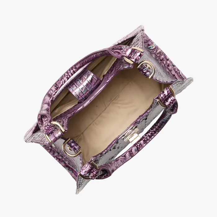 Women Brahmin Satchels Adrian Passion Purple Melbourne