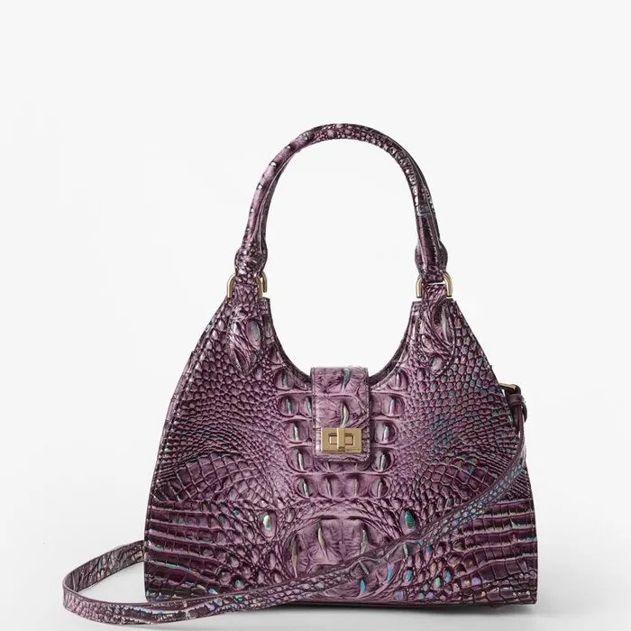 Women Brahmin Satchels Adrian Passion Purple Melbourne