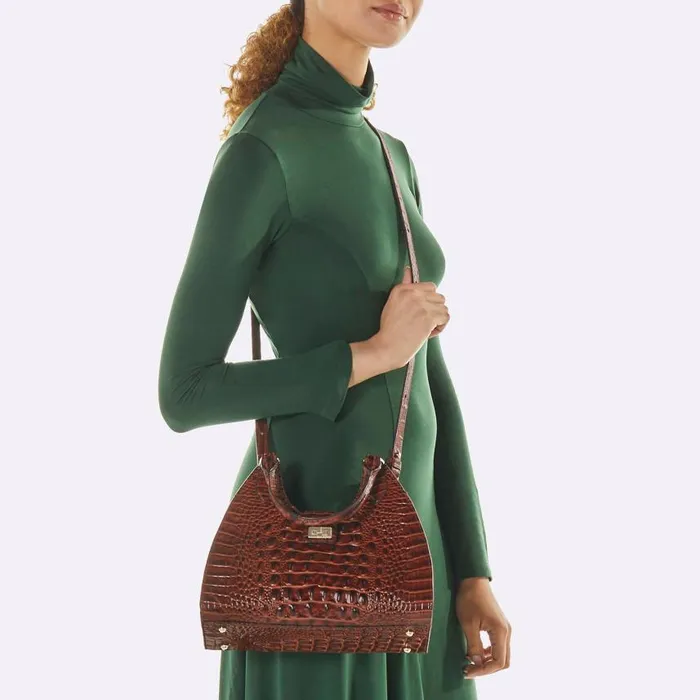 Women Brahmin Satchels Adrian Passion Purple Melbourne