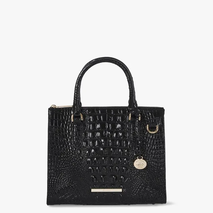 Women Brahmin Satchels Anywhere Convertible Black Melbourne