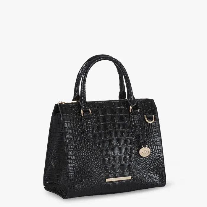 Women Brahmin Satchels Anywhere Convertible Black Melbourne