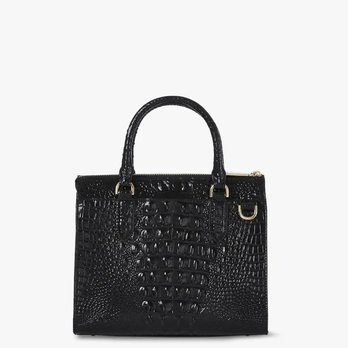 Women Brahmin Satchels Anywhere Convertible Black Melbourne