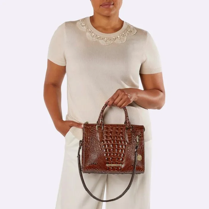Women Brahmin Satchels Anywhere Convertible Black Melbourne