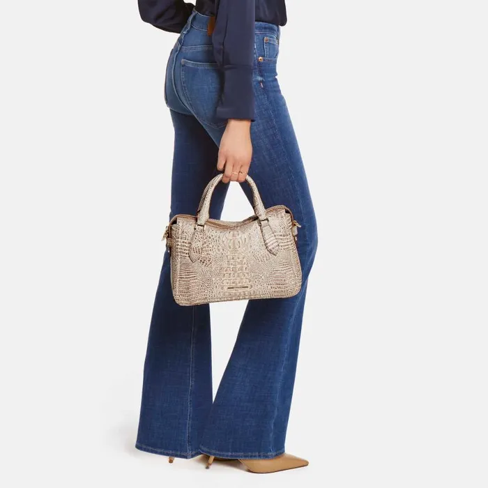 Women Brahmin Satchels Micaela Anchor Mystic