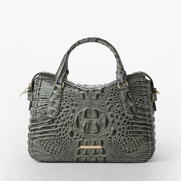 Women Brahmin Satchels Micaela Charcoal Zinnia