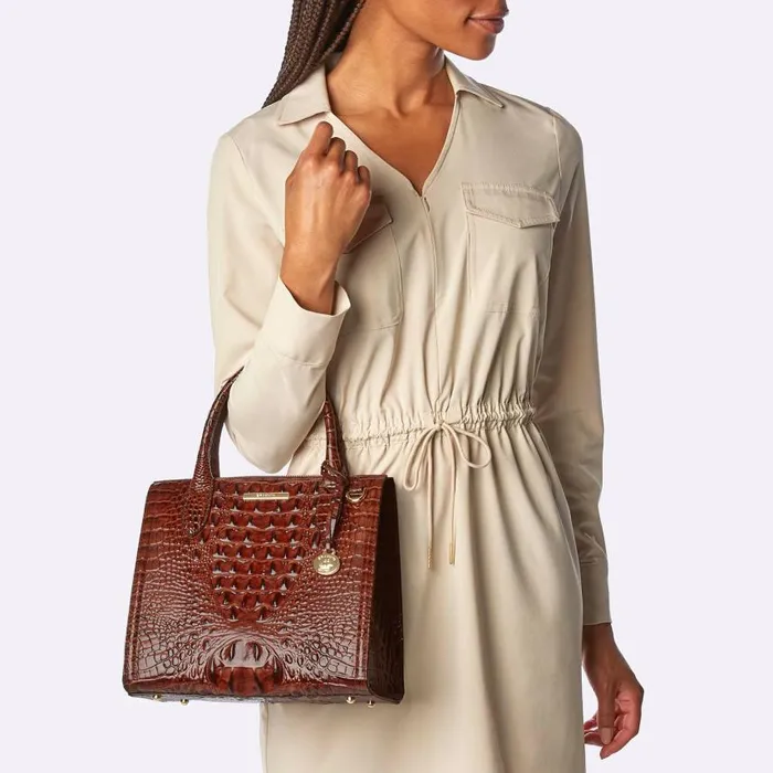 Women Brahmin Satchels Small Caroline Bountiful Melbourne