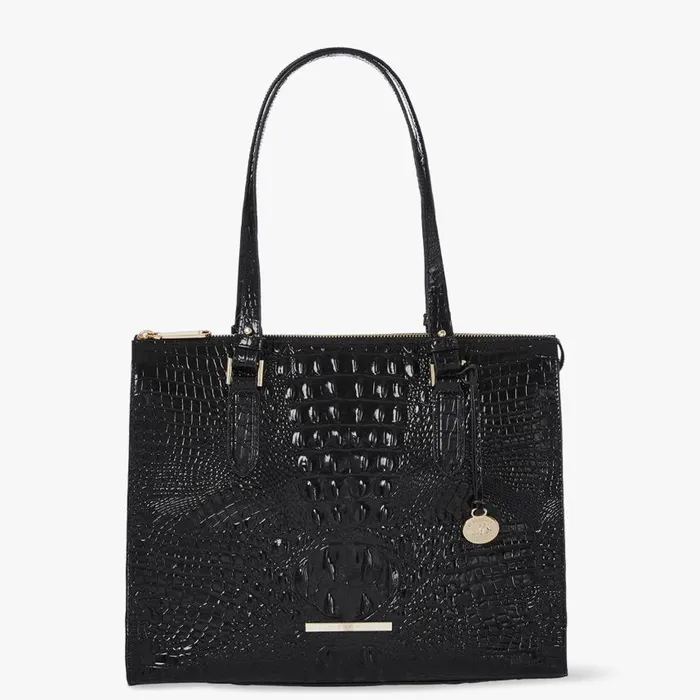 Women Brahmin Totes and Carryalls Anywhere Tote Black Melbourne