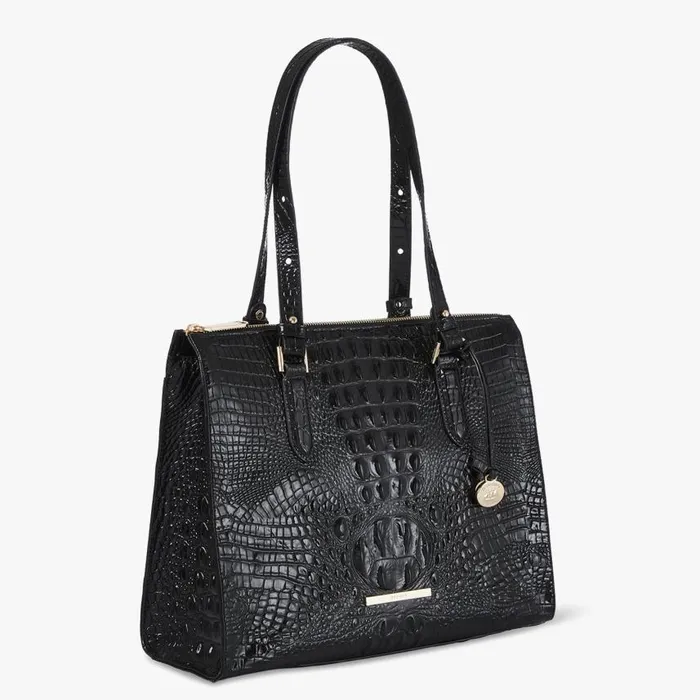 Women Brahmin Totes and Carryalls Anywhere Tote Black Melbourne