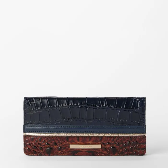 Women Brahmin Wallets and Wristlets Ady Wallet Navy Vesper