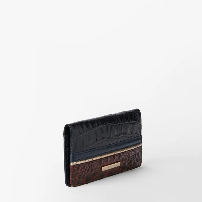 Women Brahmin Wallets and Wristlets Ady Wallet Navy Vesper