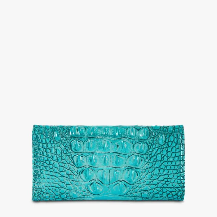 Women Brahmin Wallets and Wristlets Veronica Aqua Potion Melbourne
