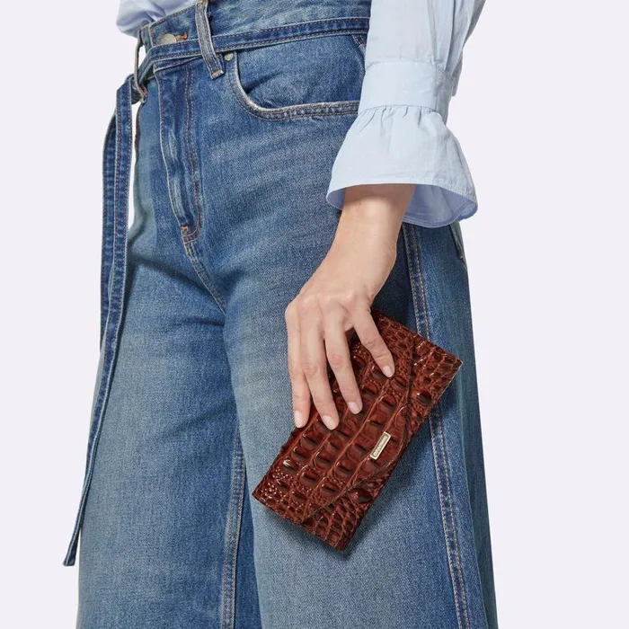Women Brahmin Wallets and Wristlets Veronica Aqua Potion Melbourne