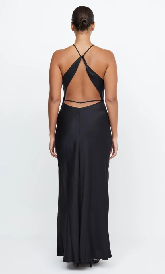 Women Bridesmaids Bec Bridge ADORE HALTER MAXI DRESS Black