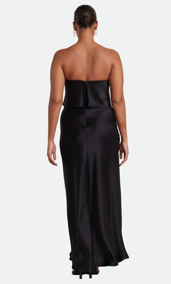 Women Bridesmaids Bec Bridge THE DREAMER OVERLAY DRESS Black