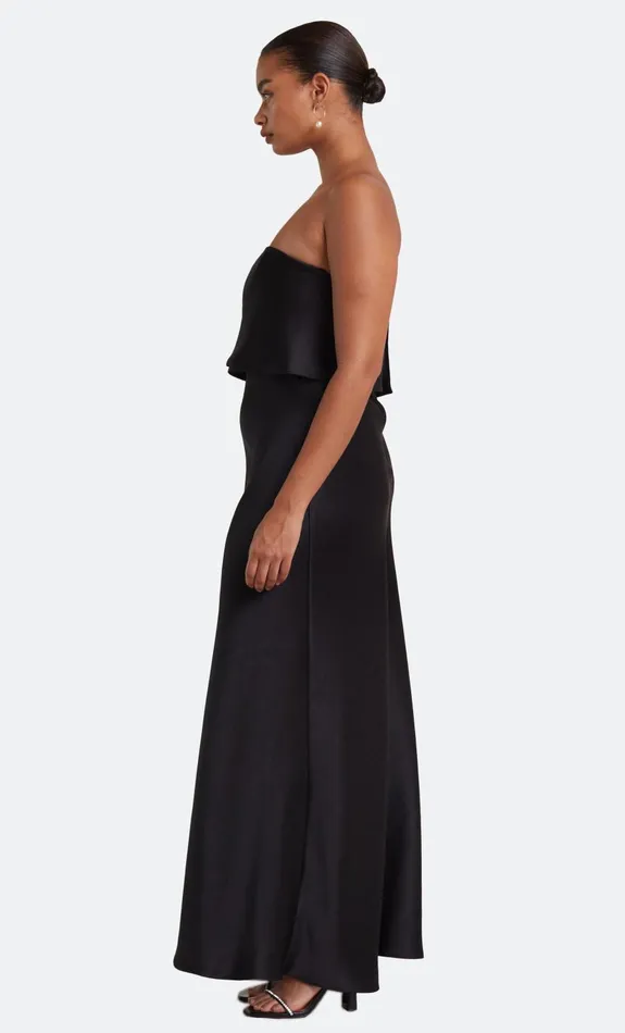 Women Bridesmaids Bec Bridge THE DREAMER OVERLAY DRESS Black