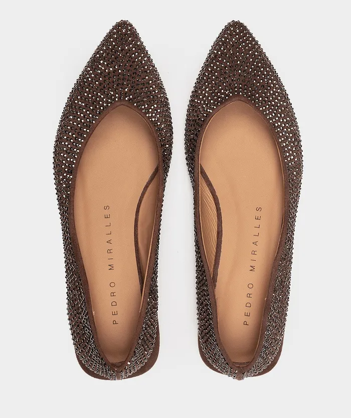 Women Broadway Brown 8211 Ballet Flats Pedro Miralles