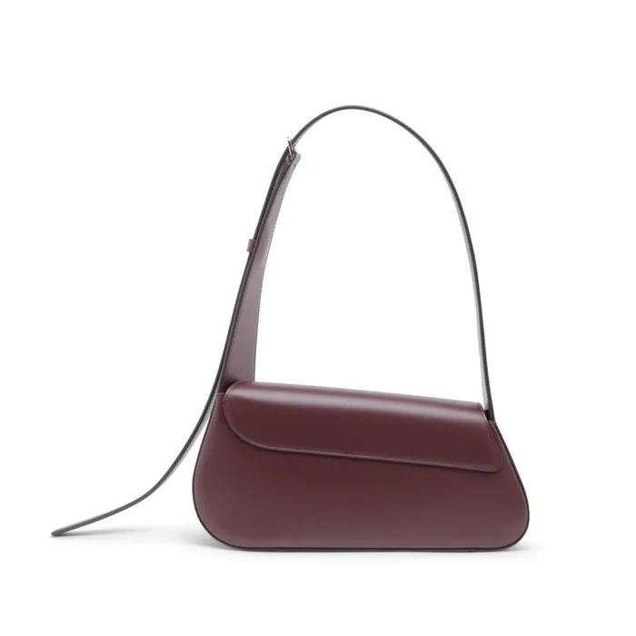 Women Burgundy Leather Thepluto Bag Santoni Bags