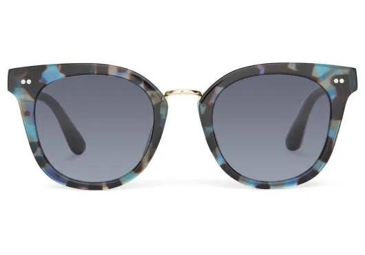 Women Cecilia Blue Tortoisegoldgrey Gradient TOMS Sunglasses