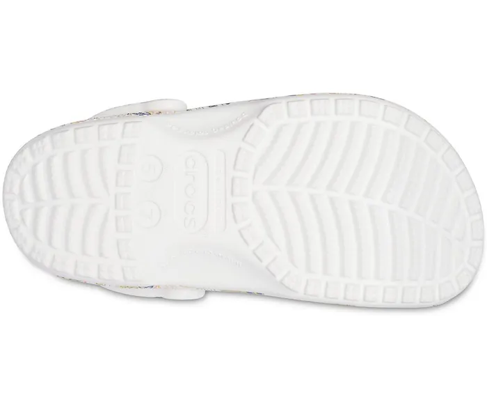 Women Classic Vera Bradley Clog White Crocs Clogs