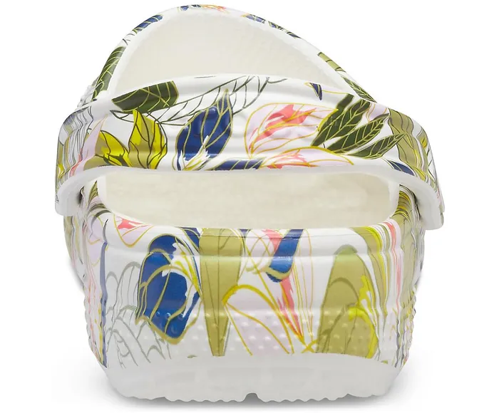 Women Classic Vera Bradley Clog White Crocs Clogs