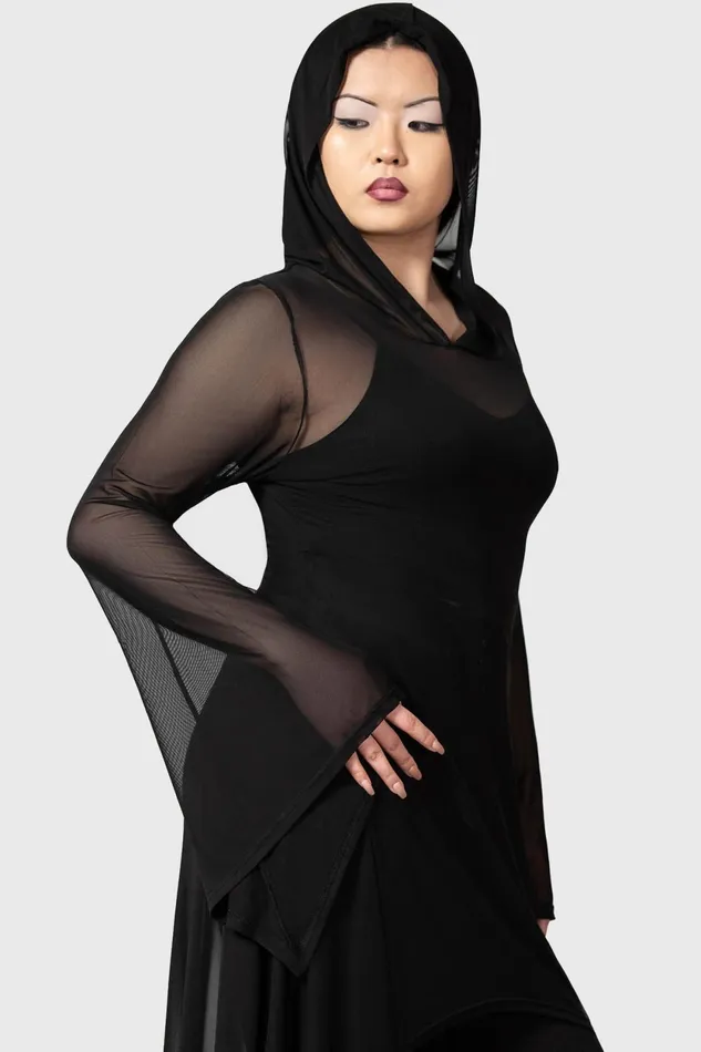 Women Cloaks Killstar Sheer Mystery Cloak B