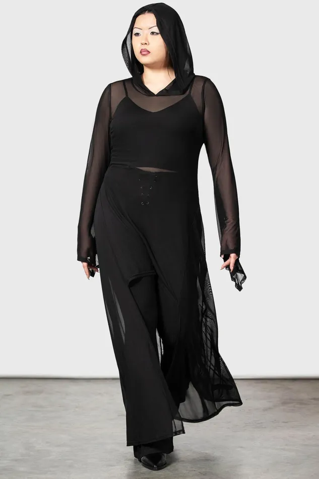 Women Cloaks Killstar Sheer Mystery Cloak B