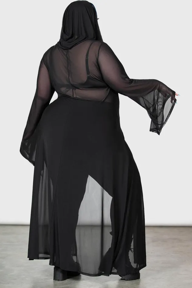 Women Cloaks Killstar Sheer Mystery Cloak B