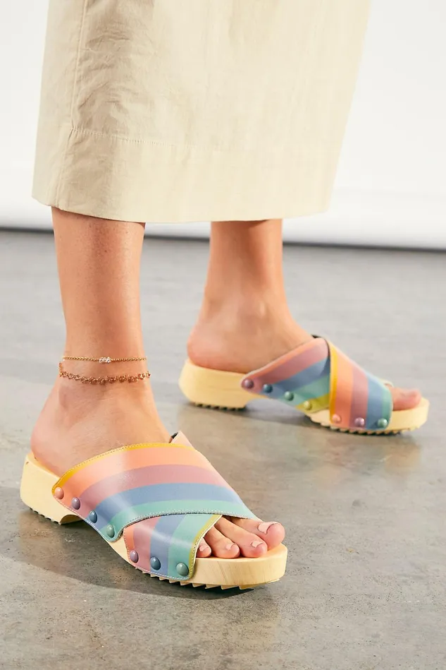 Women Clogs Free People Remy Clogs Rainbow