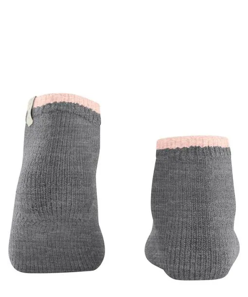Women Cosy Plush Women Short Sock Grey Mel FALKE Socks