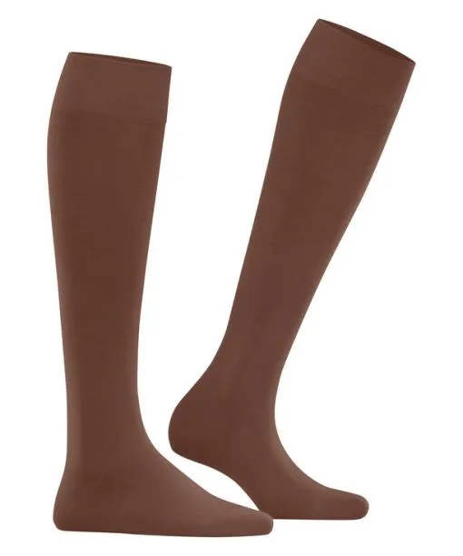 Women Cotton Touch Women Kneehigh Socks Brandy FALKE Knee High Socks