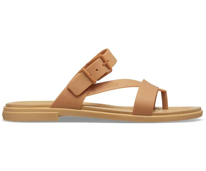 Women Crocs Tulum Toe Post Sandal Dark Gold Crocs Sandals