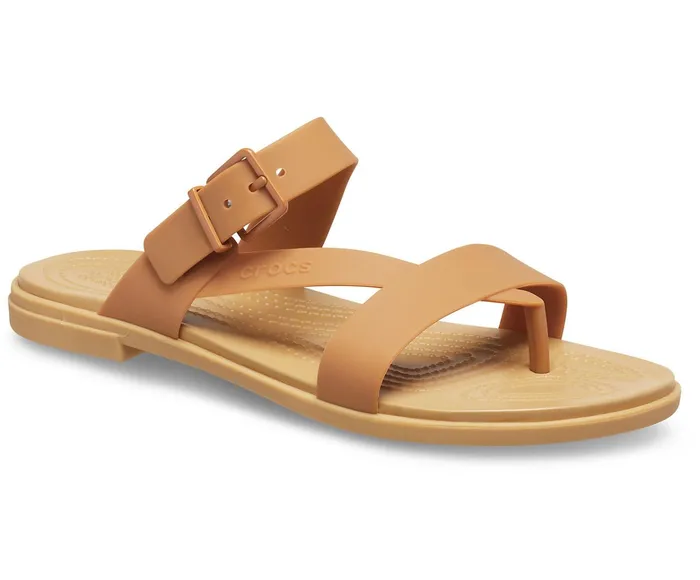 Women Crocs Tulum Toe Post Sandal Dark Gold Crocs Sandals