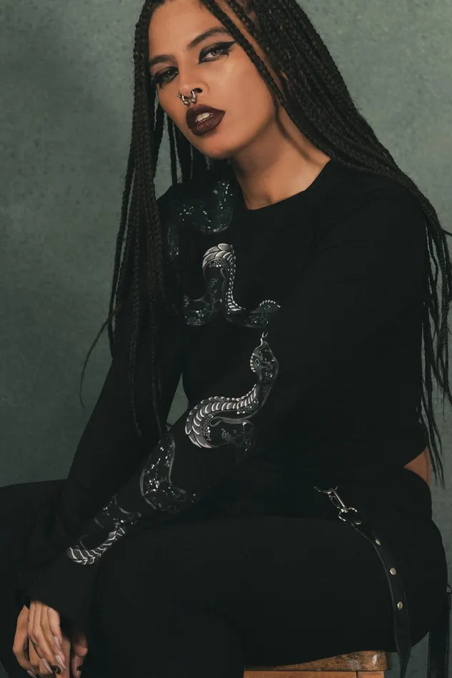 Women Crop Killstar Cornelia Crop Top