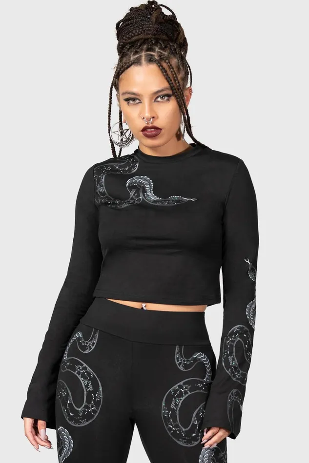 Women Crop Killstar Cornelia Crop Top